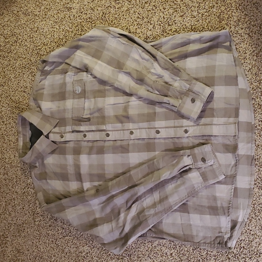 Wrangler Outdoor Series Large Long Sleeve Button Up Vented Shirt XL/TG